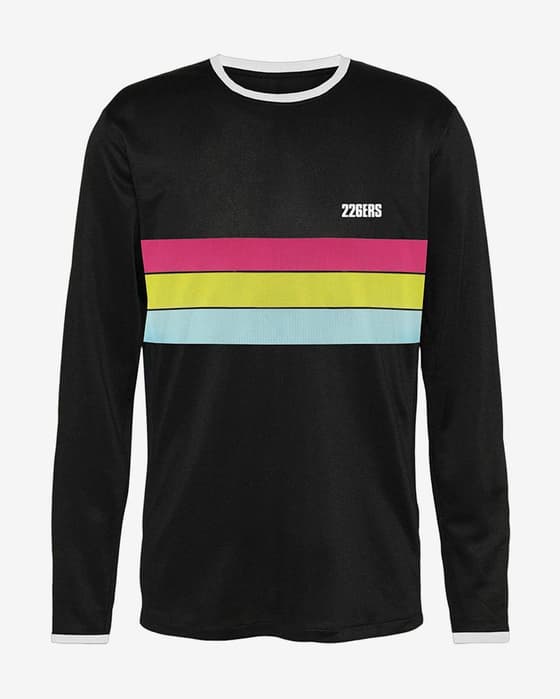 Camiseta 226ERS Running Hydrazero Flag manga larga negro