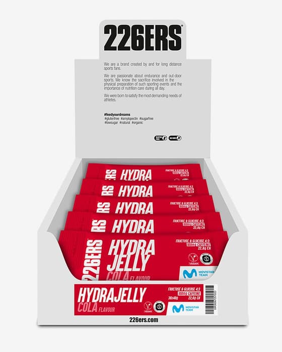 Gel energetico 226ERS Hydrajelly gusto cola 40 g (30 unità)