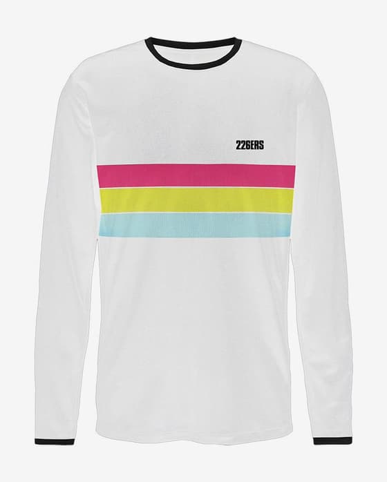 Camiseta 226ERS Running Hydrazero Flag manga larga blanco