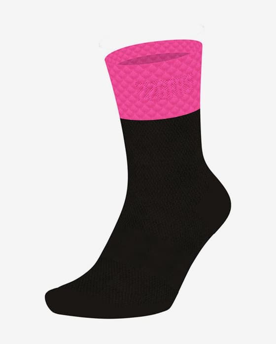 Calcetines 226ERS Color Block rosa oscuro negro