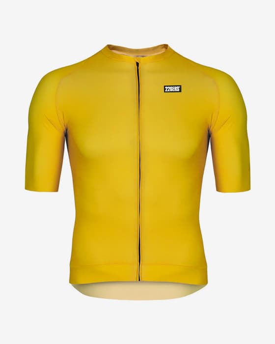 Maillot 226ERS Color Block manches courtes jaune foncé