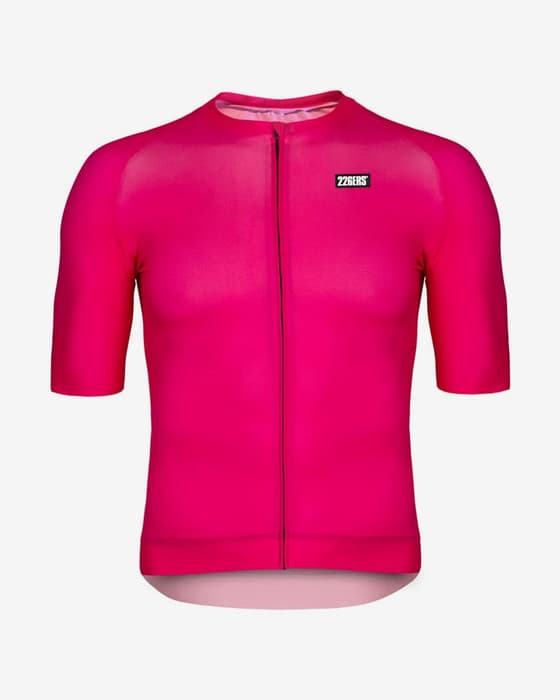 Maillot 226ERS Color Block manches courtes rose intense