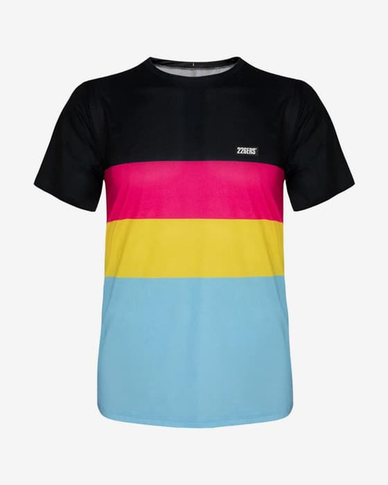 Camiseta 226ERS Hydrazero 2.0 manga corta negro mate rosa azul amarillo