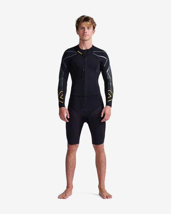 Combinaison néoprène 2XU Pro-Swim Run SR1 noir jaune gris