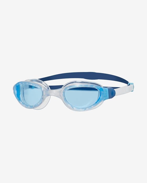Gafas de natación Zoggs Phantom 2.0 con lentes transparentes azul blanco