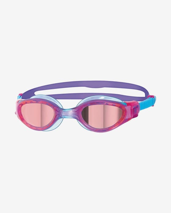 Gafas de natación Zoggs Phantom Elite Mirror rosa azul lila junior