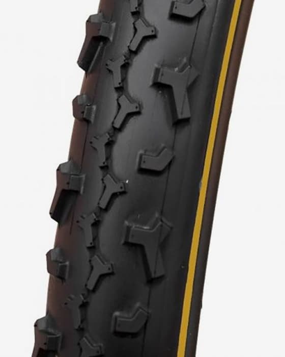 Cubierta de ciclocross Challenge Baby Limus 700x33C plegable negro amarillo