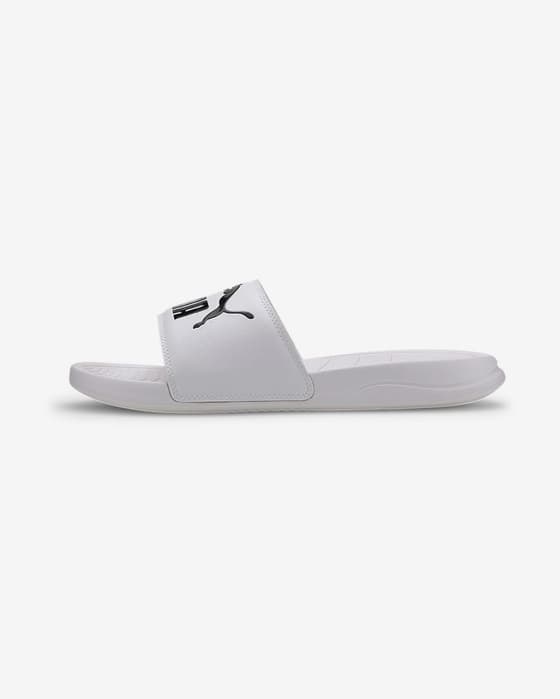 Claquettes Puma Popcat 20 blanc noires et blanches
