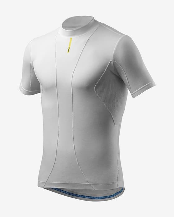 Maillot de corps Mavic Cold Ride manches courtes blanc