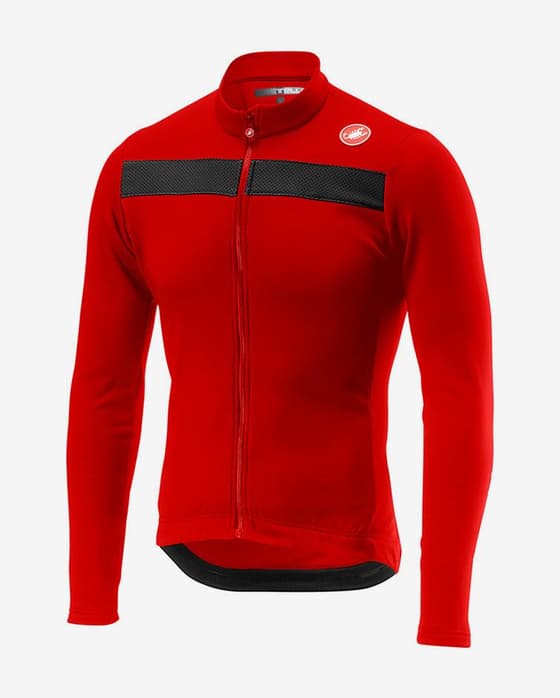 Maillot Castelli Puro 3 manga larga rojo