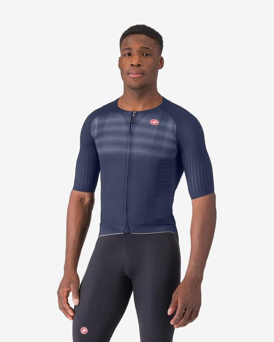 Maillot Castelli Aero RC 8S manche courte bleu nuit