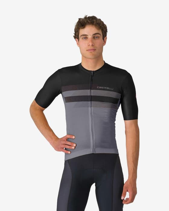 Maillot Castelli Simbolo manche courte gris fumée