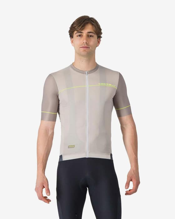 Maillot Castelli Unlimited Endurance 2 manche courte beige