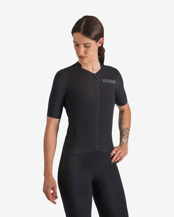 Maillot Castelli Premio Evo manche courte noir femme
