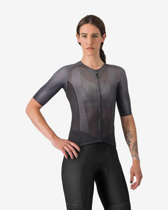 Maillot Castelli Climber's A/C manche courte noir femme
