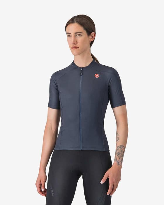 Maillot Castelli Libera 2 manche courte bleu nuit femme