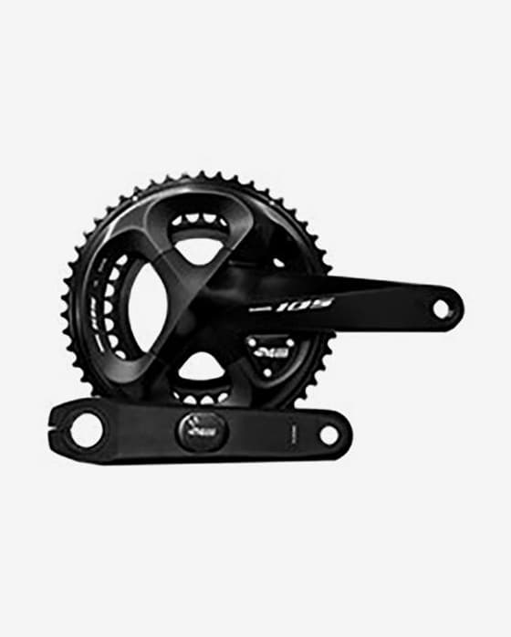 Pedaleiras com potenciómetro 4iiii para Shimano 105 R7000 50-34 preto
