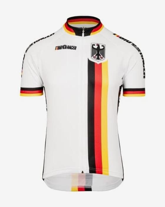 Maillot Bioracer Germany manga corta blanco