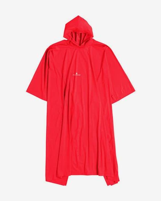 Poncho impermeable Ferrino rojo