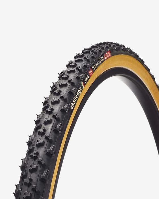 Cubierta de ciclocross Challenge Limus 700x33C Tube type plegable negro amarillo