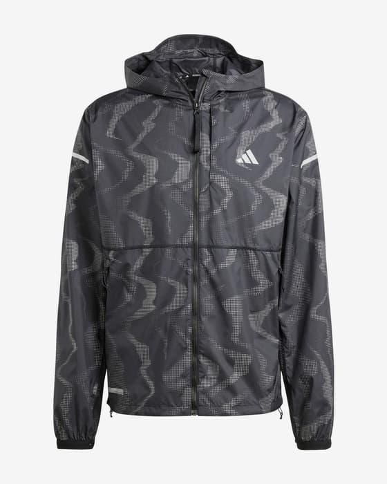 Veste à capuche adidas Ultimate WIND.RDY gris foncé noir
