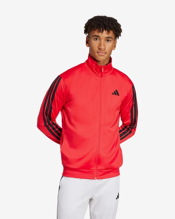 Chaqueta adidas Tricot Regular 3S rojo intenso negro
