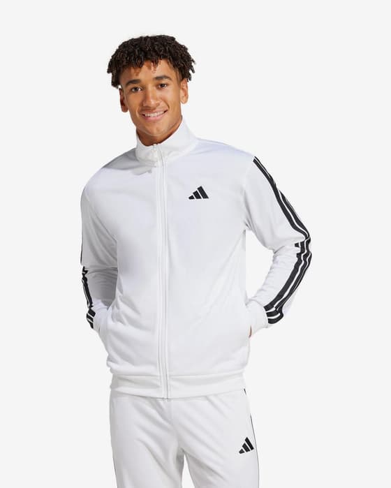 Chaqueta adidas Tricot Regular 3S blanco puro negro