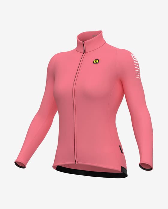 Maillot Alé R-EV1 Warm Race manches longues rose clair femme