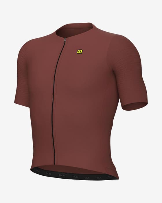 Maillot Alé PR.E-Earthy manches courtes marron