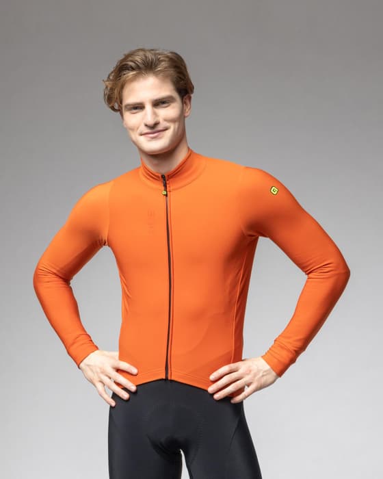 Maillot Alé Pragma Fondo 3.0 manches longues orange