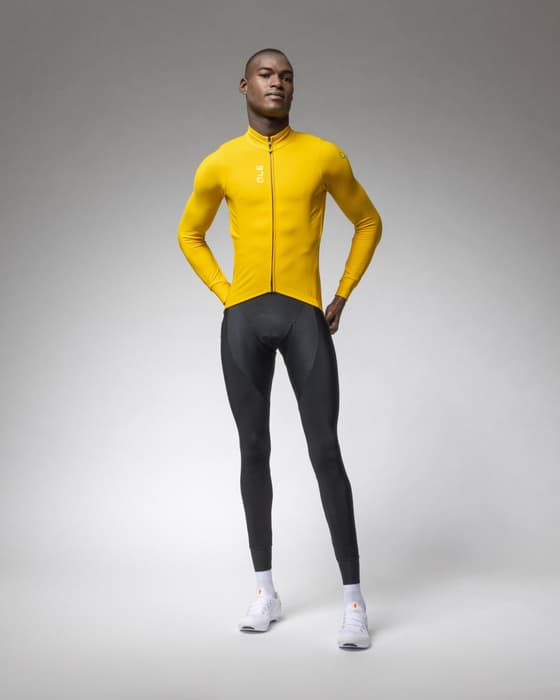 Maillot Alé Pragma Fondo 3.0 manga larga amarillo oscuro