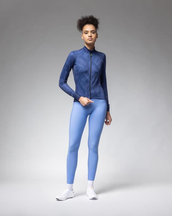 Maillot Alé Pragma Schema manga larga azul oscuro mujer