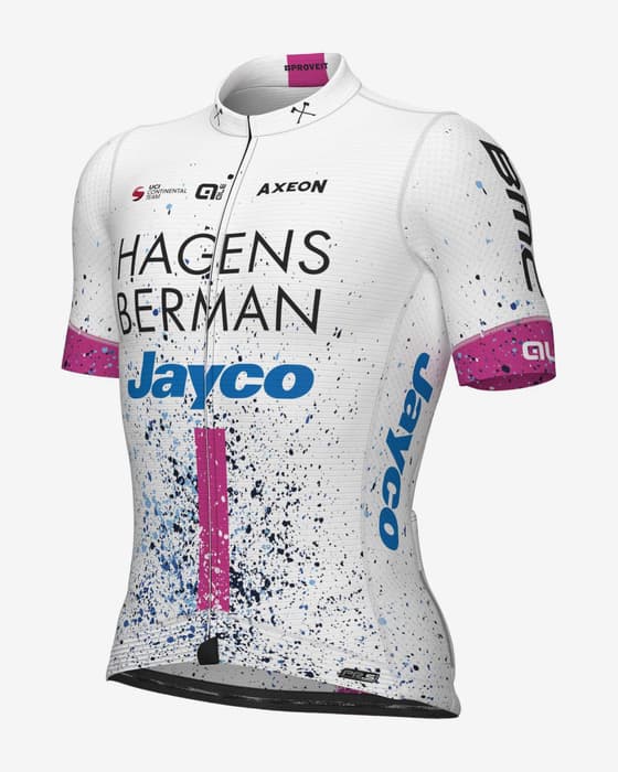 Maillot Team Axeon 2024 manche courte blanc