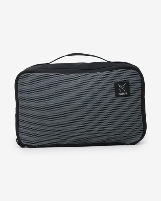 Neceser Altus Travel M negro gris