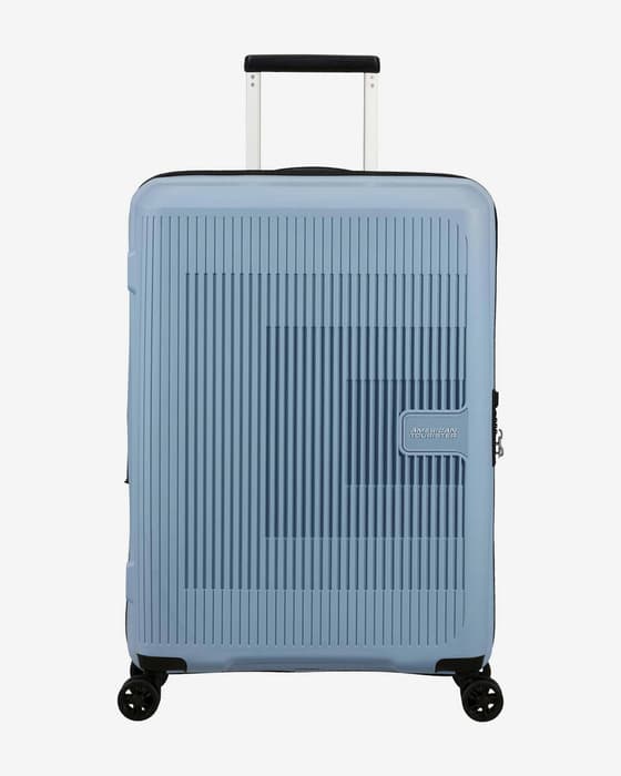 Maleta American Tourister Aerostep Spinner 67L azul claro