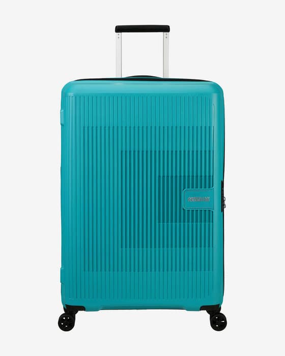 Maleta American Tourister Aerostep Spinner 102L azul turquesa