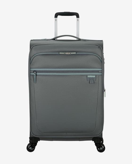 Maleta American Tourister Aerospin Expandible 80L gris oscuro