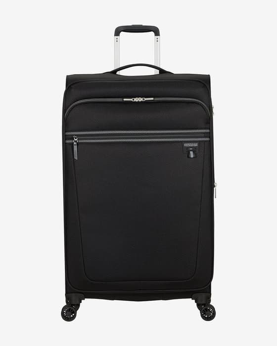 Maleta American Tourister Aerospin Expandible 116L negro puro