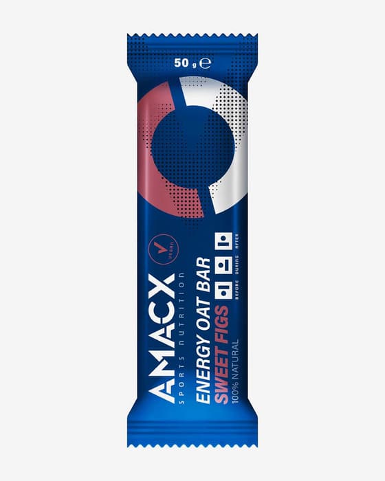 Barretta energetica Amacx Energy Oat Bar gusto fichi (12 unità)