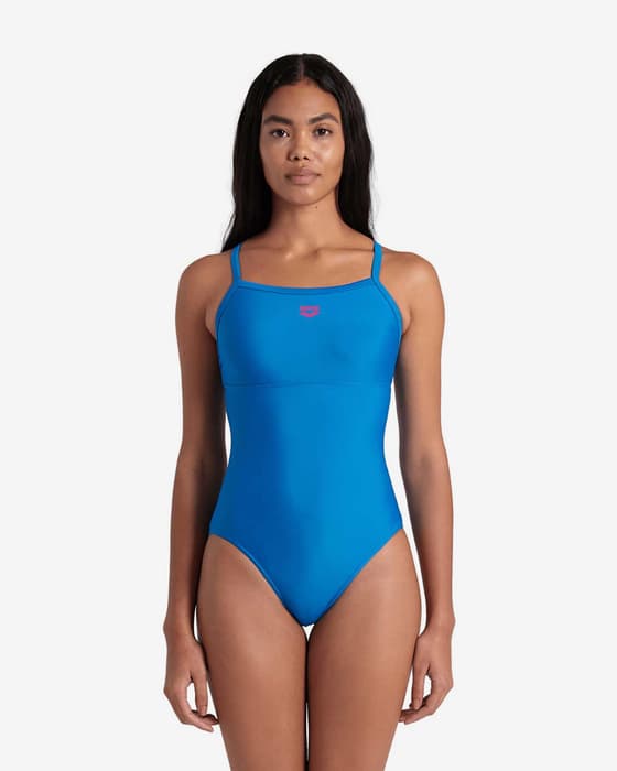 Maillot de bain Arena Solid One Piece bleu brillant femme