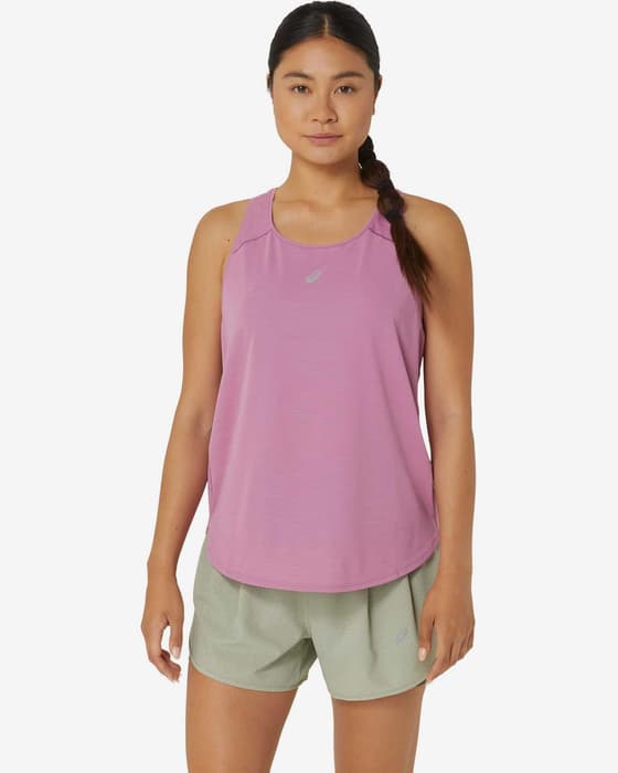 Camiseta ASICS Road Tank tirantes rosa mujer