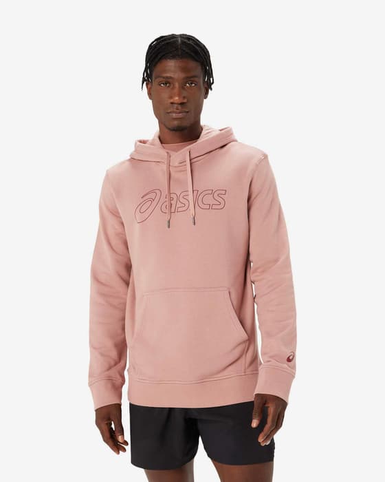 Sweatshirt à capuche ASICS Logo Sweat rose