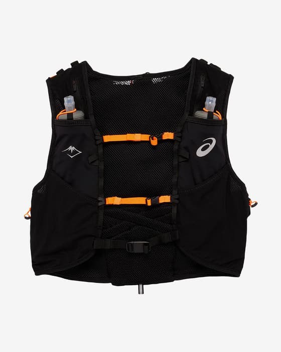 Chaleco hidratación ASICS Fujitrail Hydration Vest 7L negro naranja