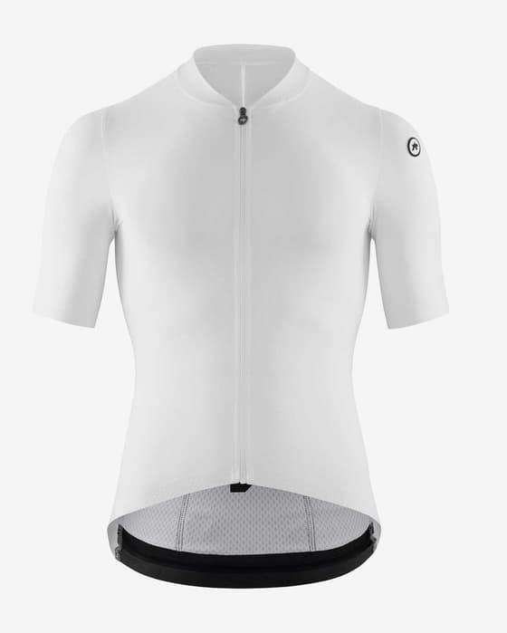 Maillot Assos Mille GT S11 manches courtes blanc neutre noir