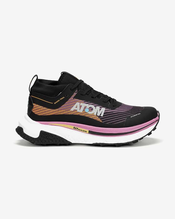 Zapatillas Atom Shark AT140 negro puro rosa mujer