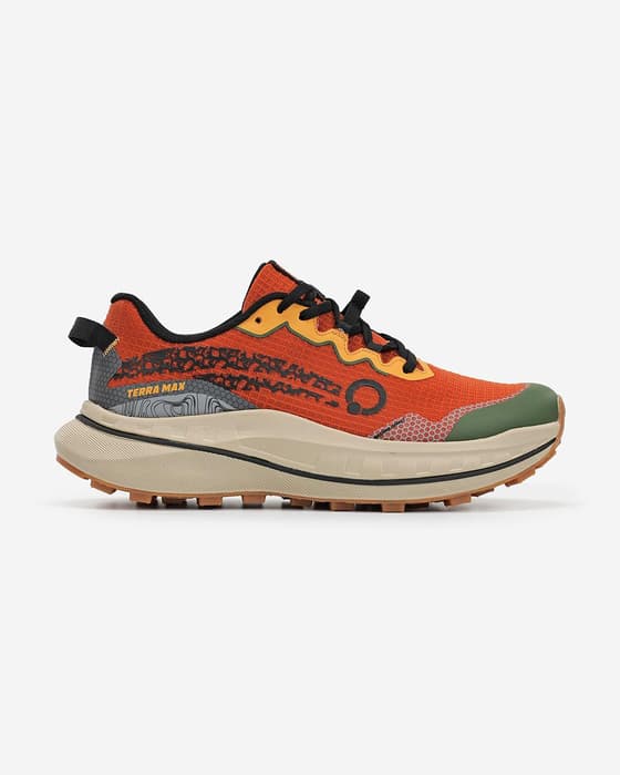 Zapatillas ATOM Terra Max AT179 naranja verde gris