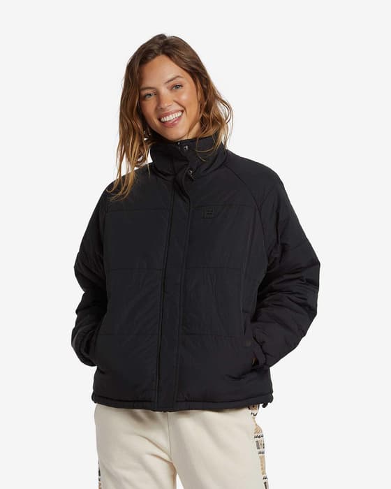 Chaqueta Billabong High Route negro puro mujer