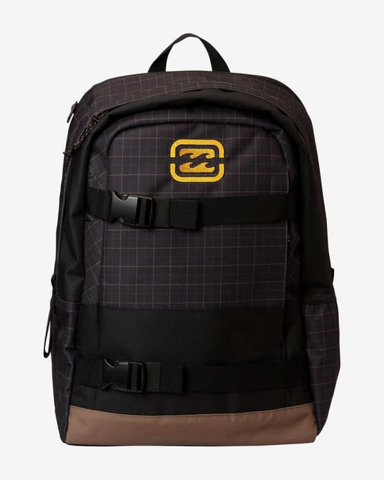 Mochila Billabong Command Stash 26L negro puro marrón
