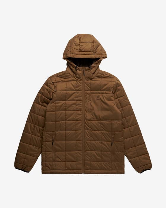 Chaqueta Billabong Journey Puffer marrón caramelo
