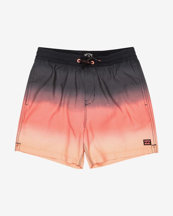 Bañador Billabong All Day Fade negro naranja niño